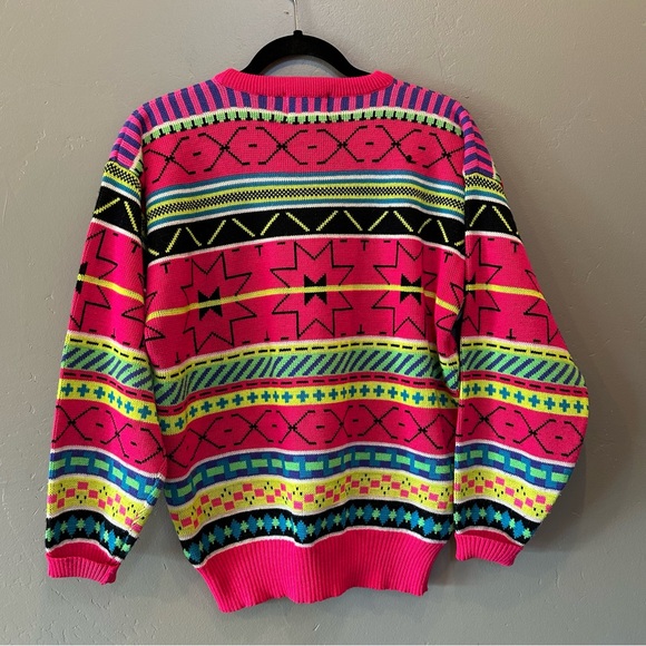 Vintage Tyrolia 80s neon sweater. - Picture 4 of 4